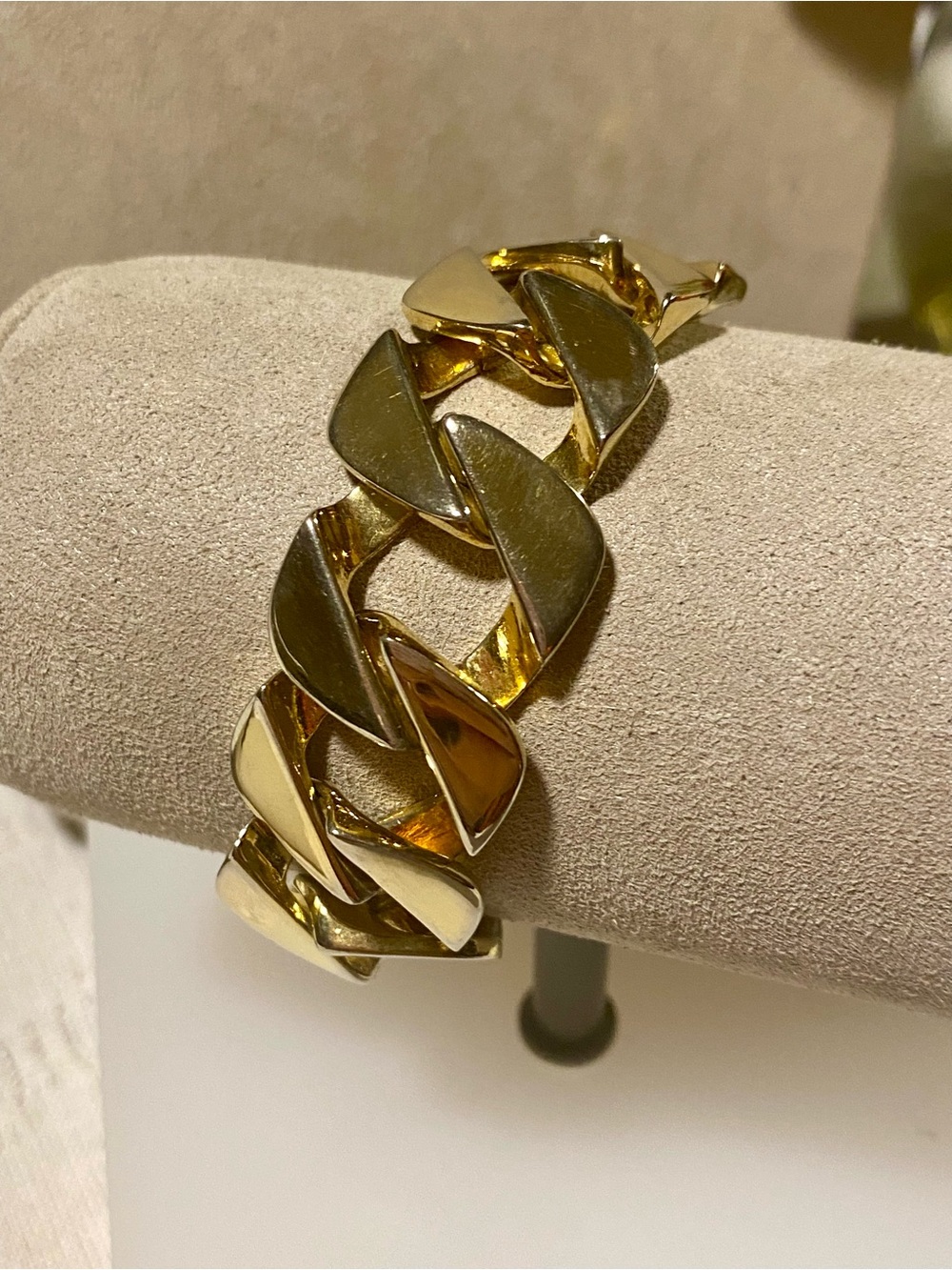 Gold Chunky Link Chain Bracelet